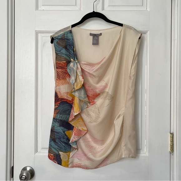 Hype Tops - Hype | Colorful silk blouse